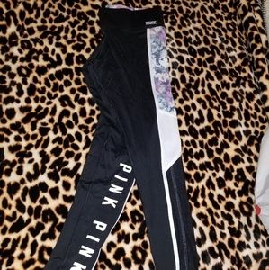 Vs pink mesh ultimate leggings